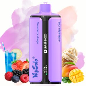 vapsolo quads 80000 strawberry mango blue razz lemonade vanilla ice cream sour triple berry
