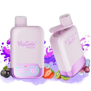 vapsolo 20000 grape ice & strawberry kiwi flavor