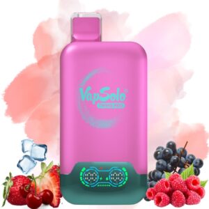 vapsolo twins pro 50000 strawberry raspberry cherry ice & traube ice