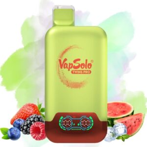 vapsolo twins pro 50000 watermelon ice & mixed berry