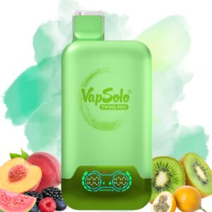vapsolo twins pro 50k peach berry & kiwi passion fruit guava